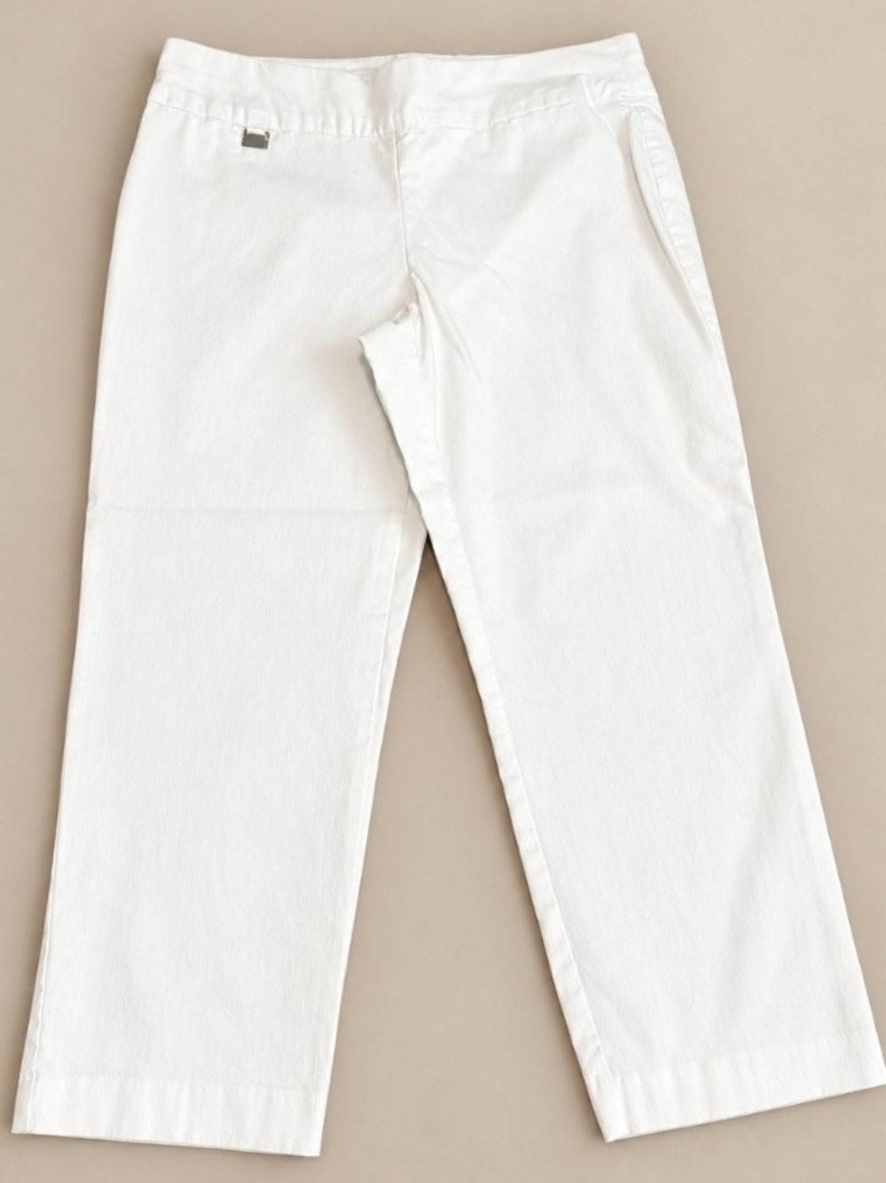 Alfani White Womens Capri Pants Sz 14 NWOT